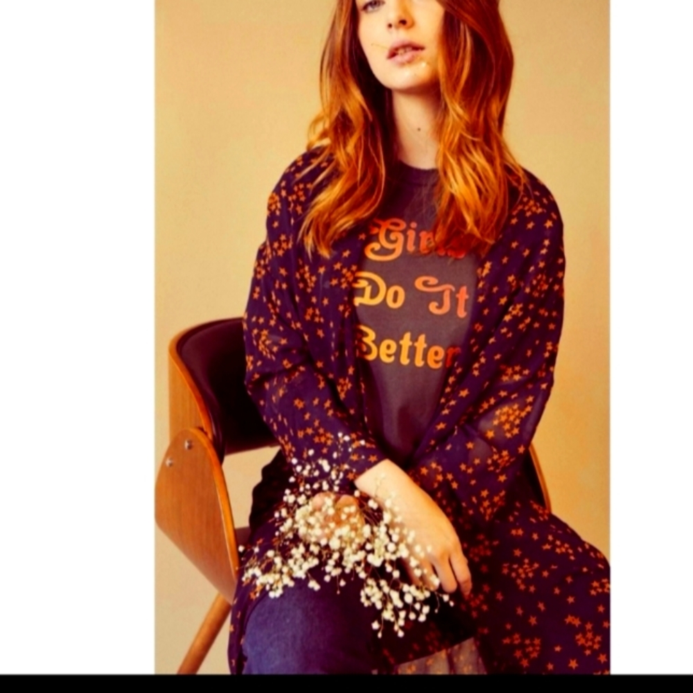 girl dangerous x free people • girls do it better cuffed tshirt